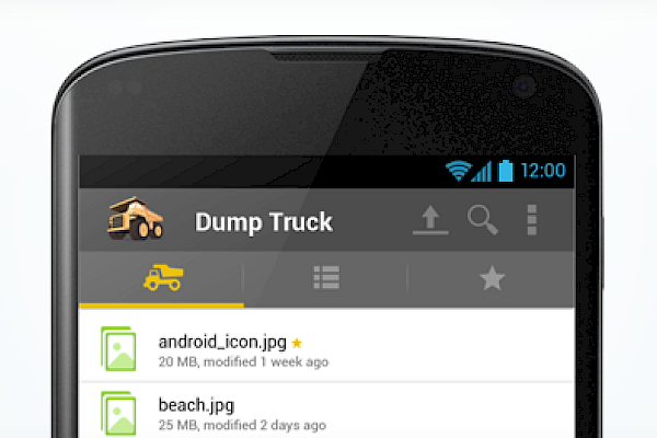 Dump Truck for Android Updated with New Interface and More